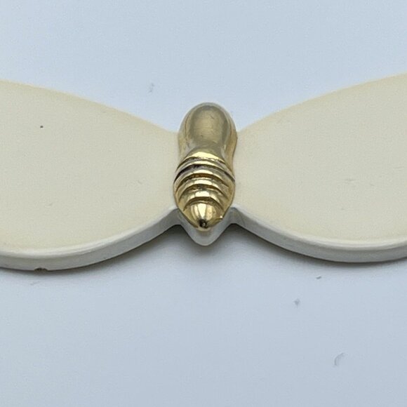 Butterfly Fairy Style Vintage C. Sebiri Signed Gold Tone Necklace Gift - Picture 4 of 9